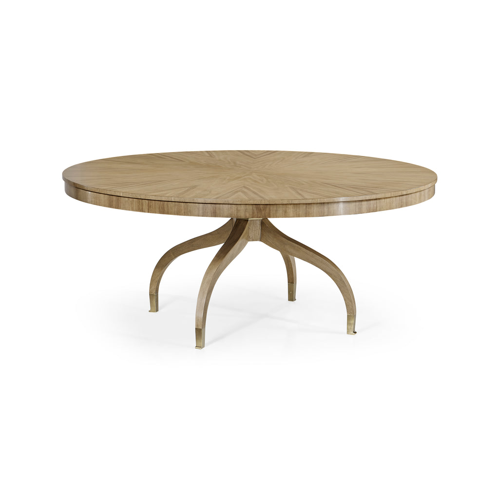 Buckingham Round Bleached Walnut Dining Table