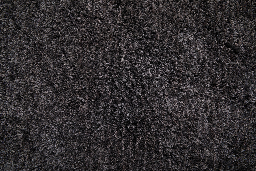 Stoneleigh Modern Solid Black Gray Area Rug (2' x 3')