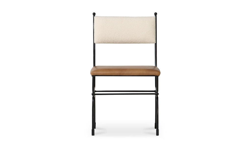 Posta Dining Chair Brown Leather