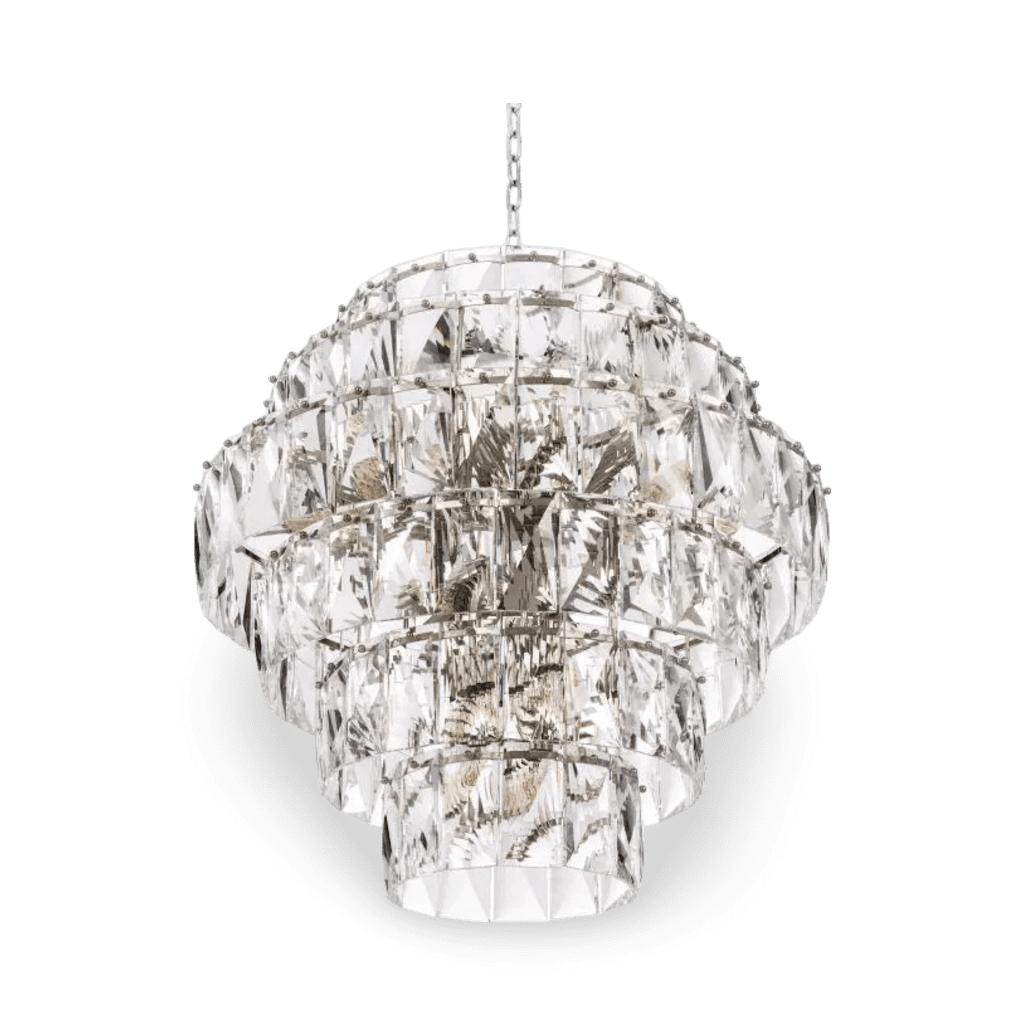 Chandelier Amazone L - 26 Lights, Clear Crystal Glass