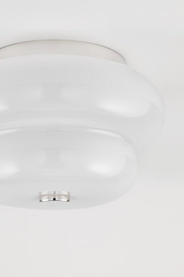 Hazel Flush Mount - Polished Nickel