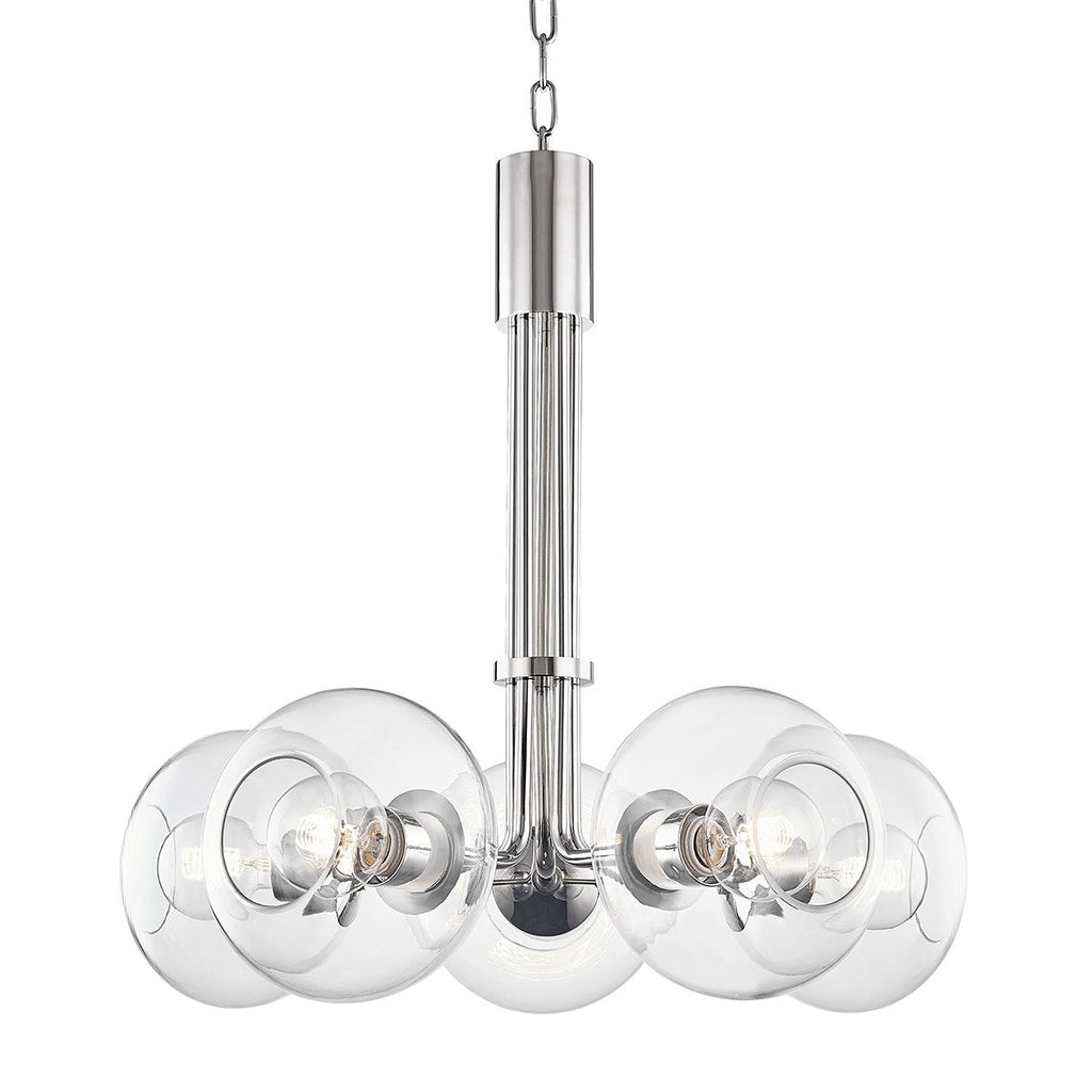 Margot Chandelier - Polished Nickel