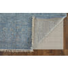 Caldwell Transitional Distressed Blue Gray Area Rug (7'6" x 9'6")