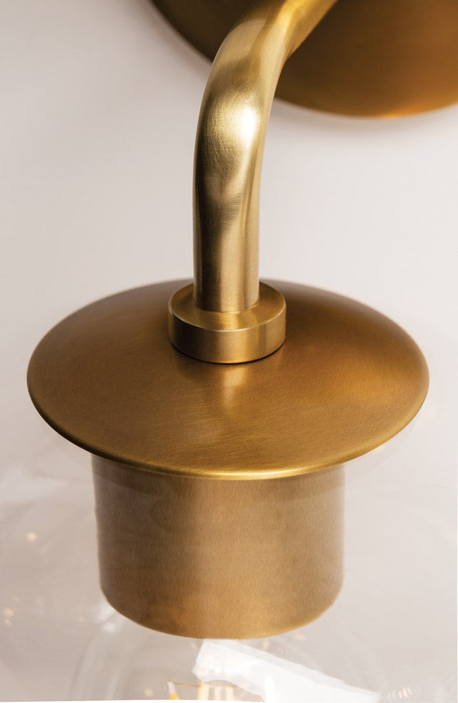 Margot Semi Flush 11" - Aged Brass