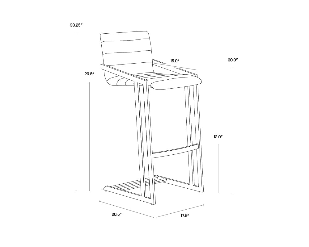 Webber Barstool, Set of 2