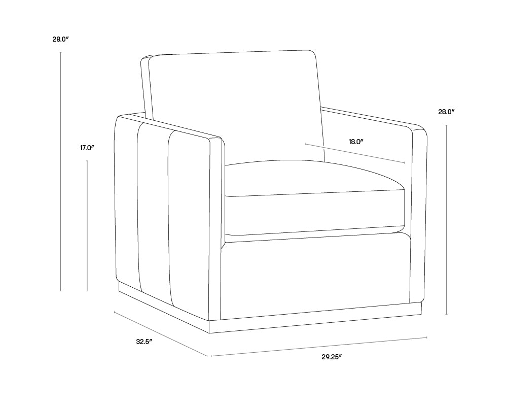 Portman Swivel Lounge Chair