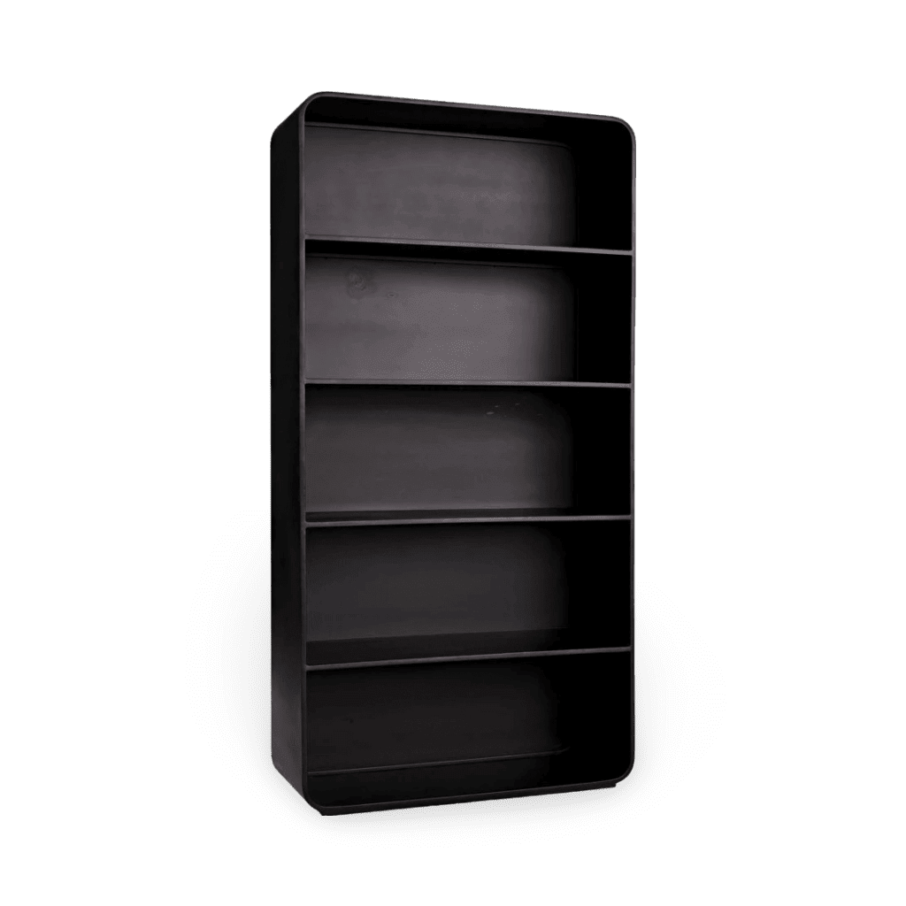 Paloma Bookcase, Black Metal