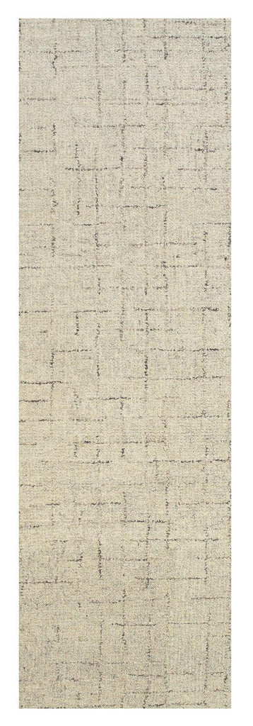 Morisco Transitional Geometric Tan Ivory Taupe Area Rug (2'6" x 8')