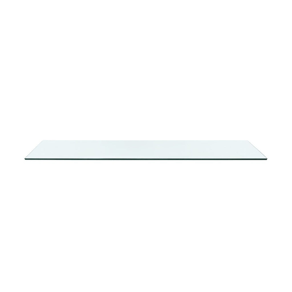 Parsons Console Table Glass Top - Clear