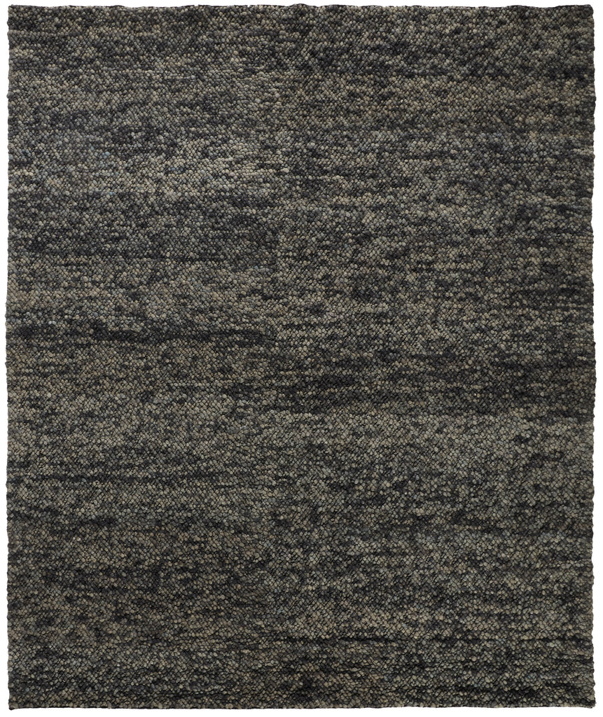 Berkeley Transitional Abstract Gray Taupe Black Area Rug (5' x 8')