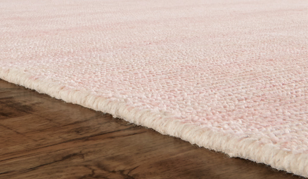 Burke Modern Abstract Pink Tan Area Rug (7'9" x 9'9")