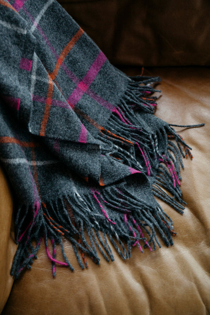 Patterned Merino Throws