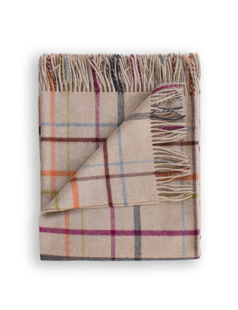 Patterned Merino Throws