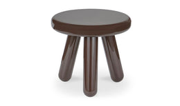 Joy Accent Table, Dark Brown Lacquer