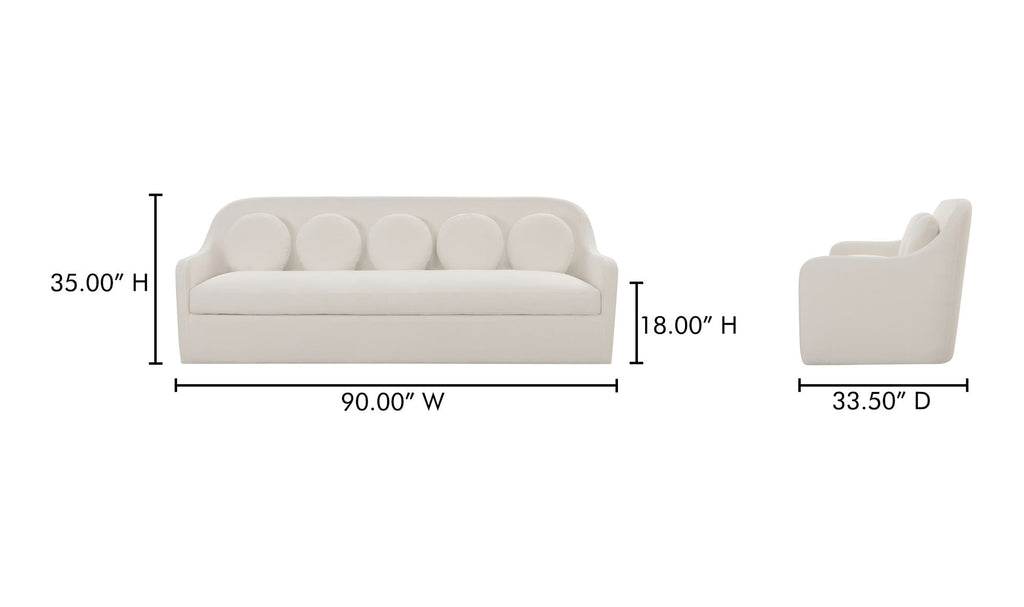 Rialto Sofa White