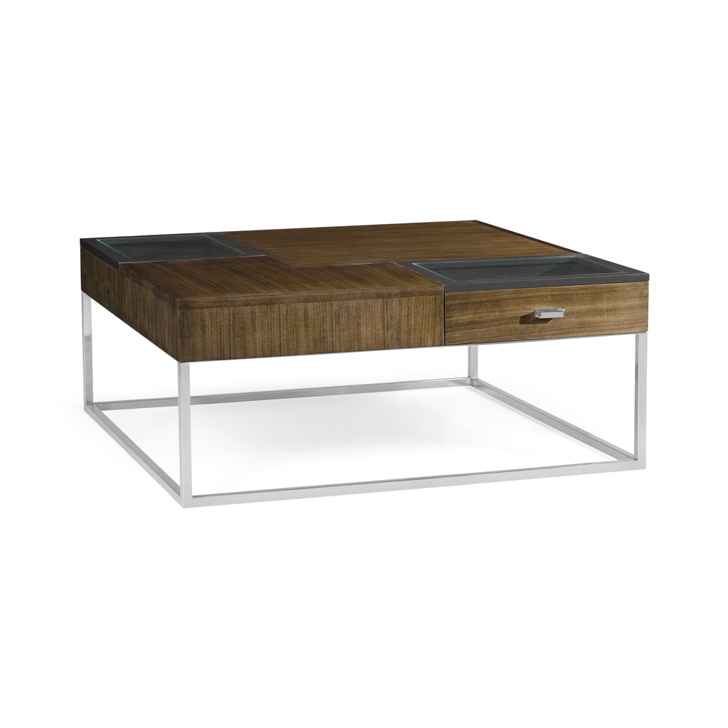 Modern Accents Square Cocktail Table With Drawer Storage
