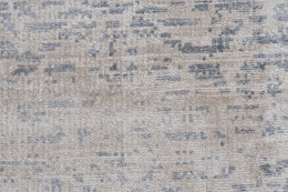 Nadia Transitional Distressed Blue Gray Taupe Area Rug (8' x 11')