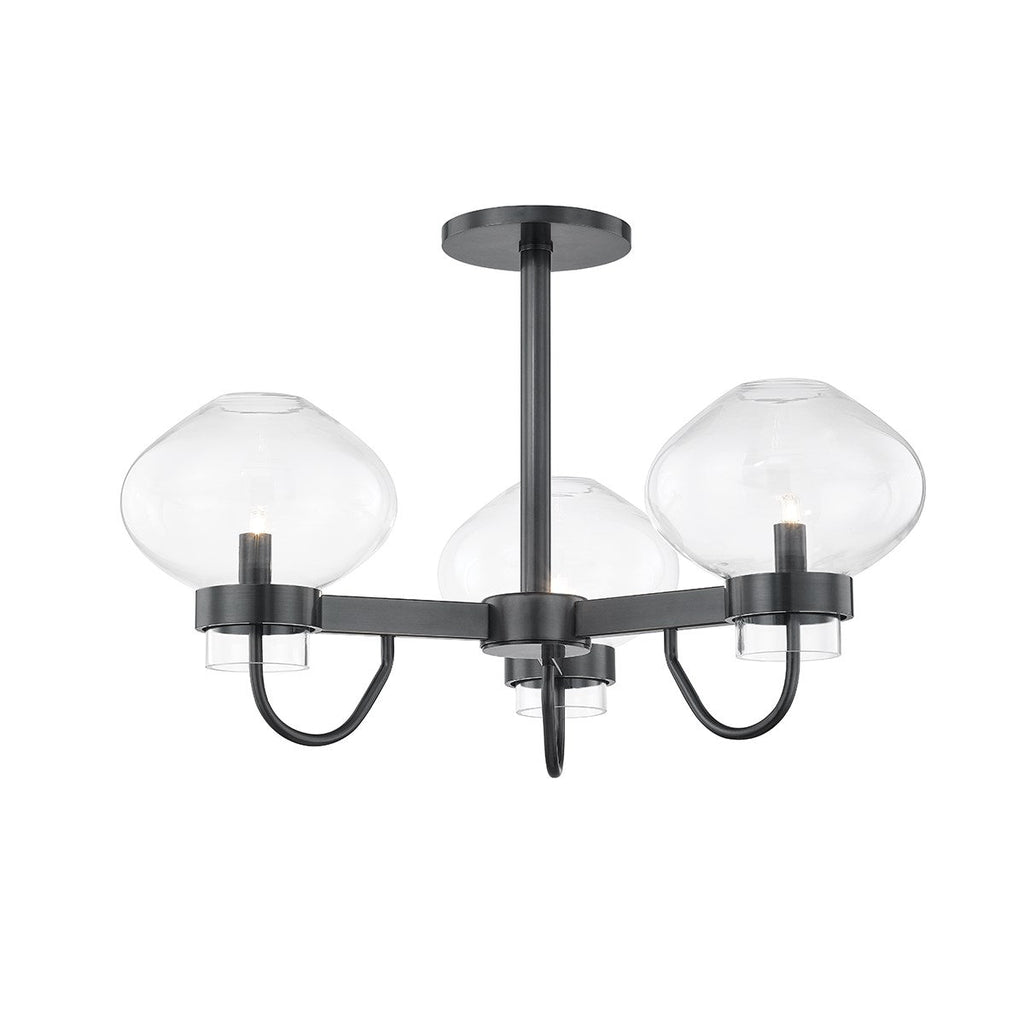 Korey Semi Flush - Old Bronze