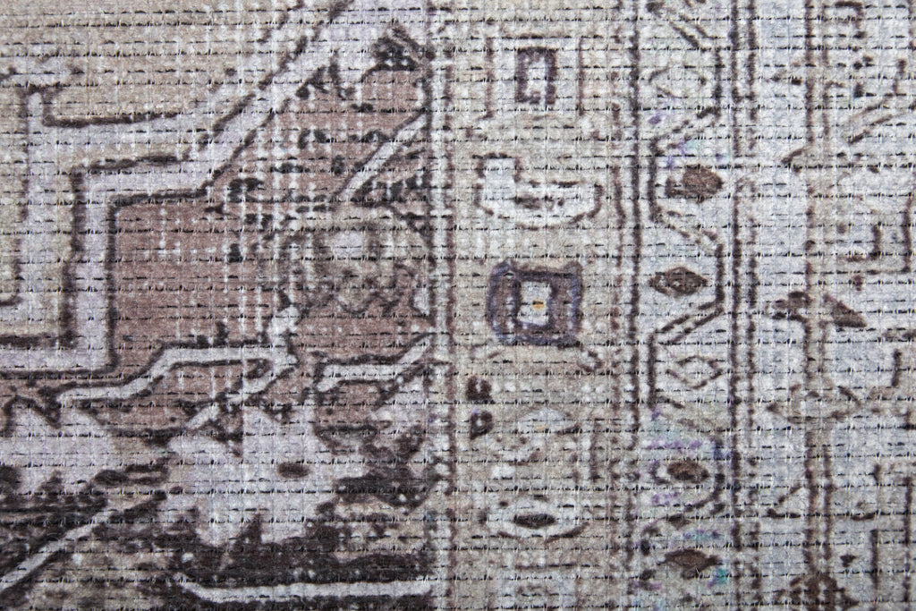 Percy Transitional Medallion Tan Ivory Gray Area Rug (2' x 3')