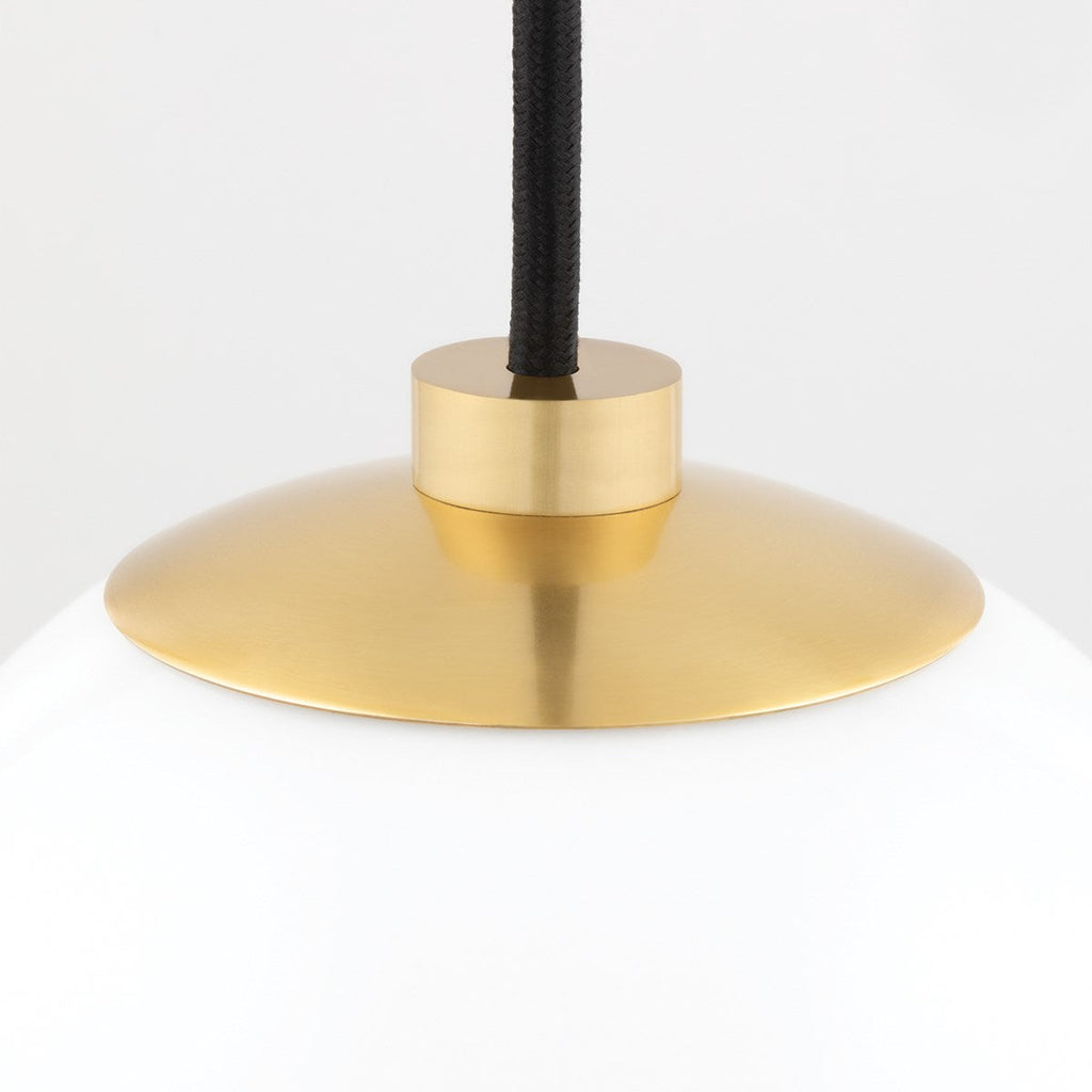 Stella Semi Flush 10" - Aged Brass