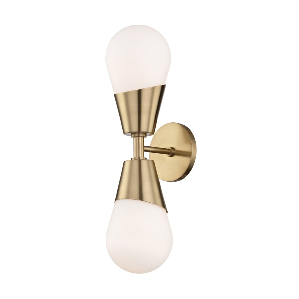 Cora Wall Sconce 19" - Aged Brass
