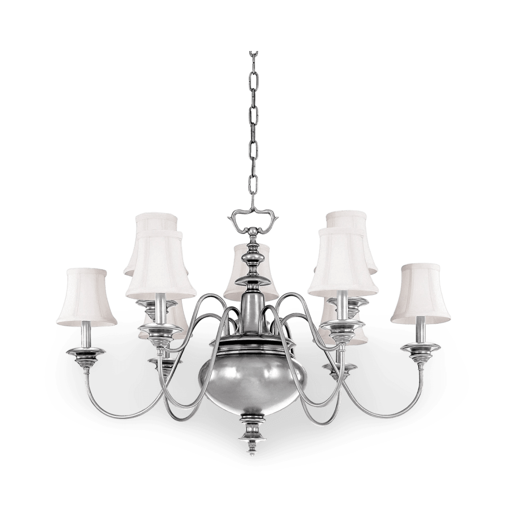 Yorktown Chandelier 36" - Polished Nickel