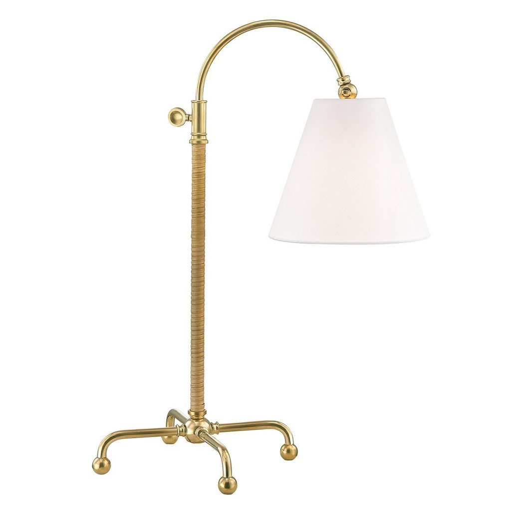Curves No.1 Table Lamp - Aged Brass