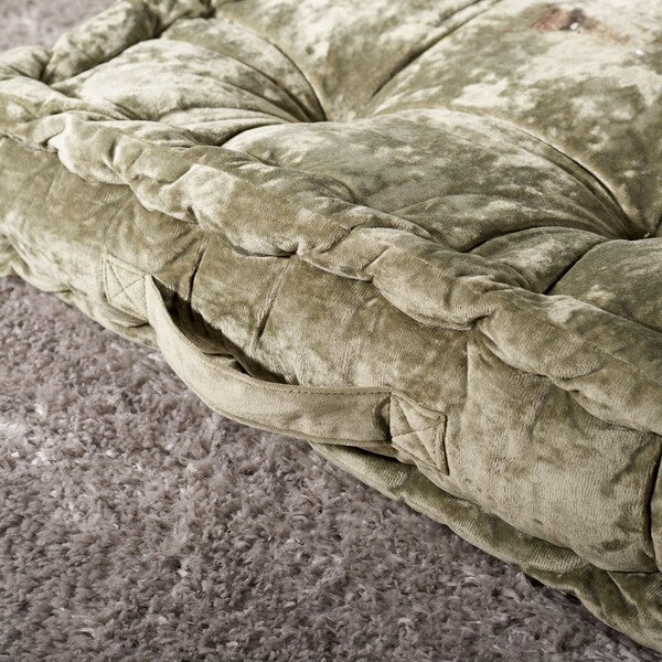 Belia Floor Pillow- Dark Grey