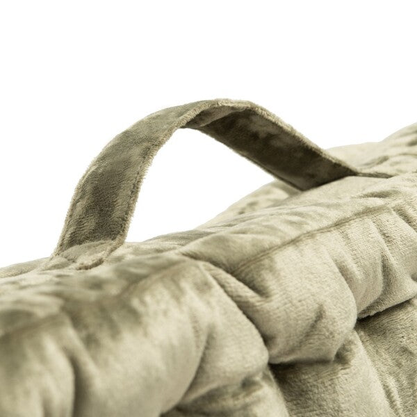 Belia Floor Pillow- Dark Grey