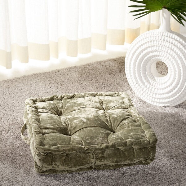 Belia Floor Pillow- Dark Grey