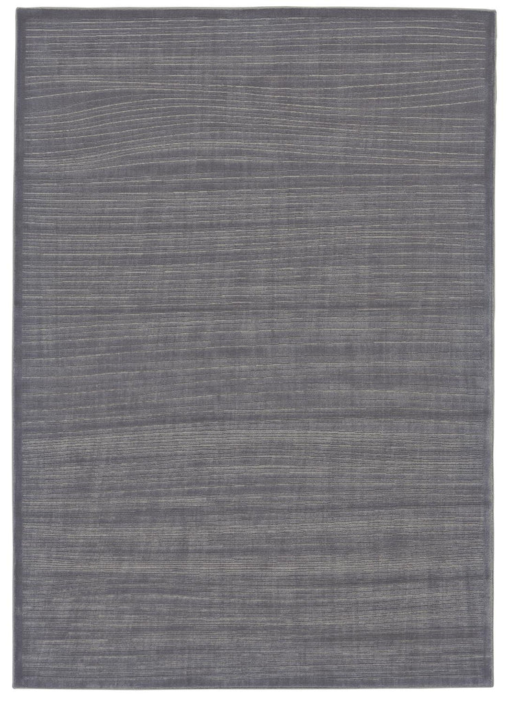 Melina Modern Solid Blue Gray Taupe Area Rug (10' x 13'2")