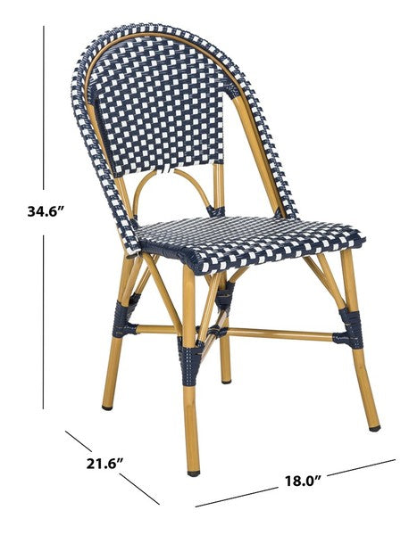 Salcha Indoor - Outdoor French Bistro Side Chair, Set of 2