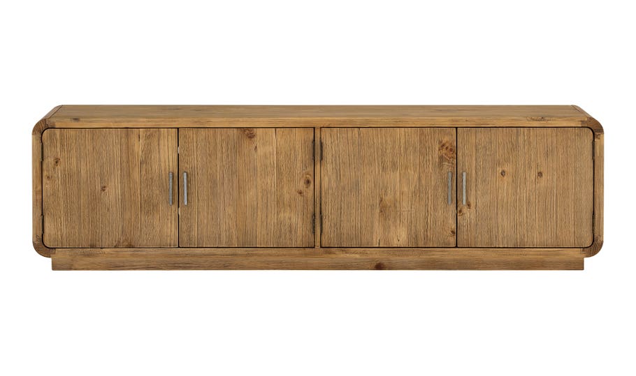 Monterey Media Cabinet, Rustic Blonde