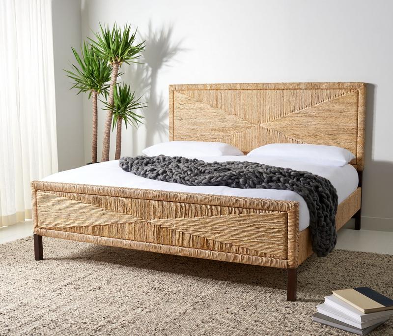 Willa Woven Banana Stem Bed