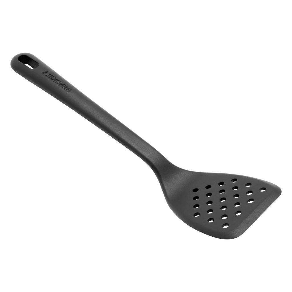 Fry Pan Turner, Silicone Onyx