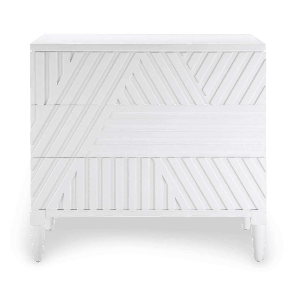 Colby White Drawer Chest