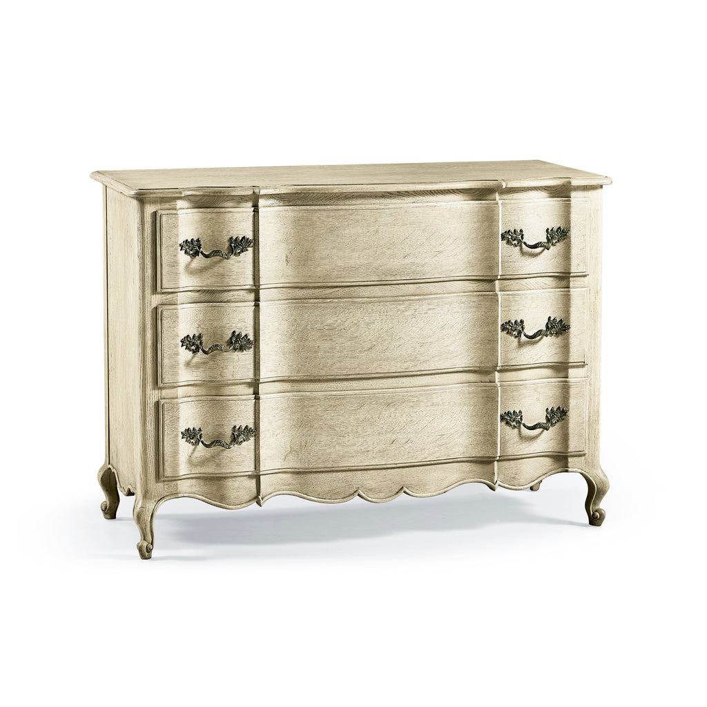 Timeless Ephemeris French Drawer Chest in Stripped Oak