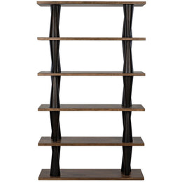 Mood Bookcase, Ebony/Dark Walnut