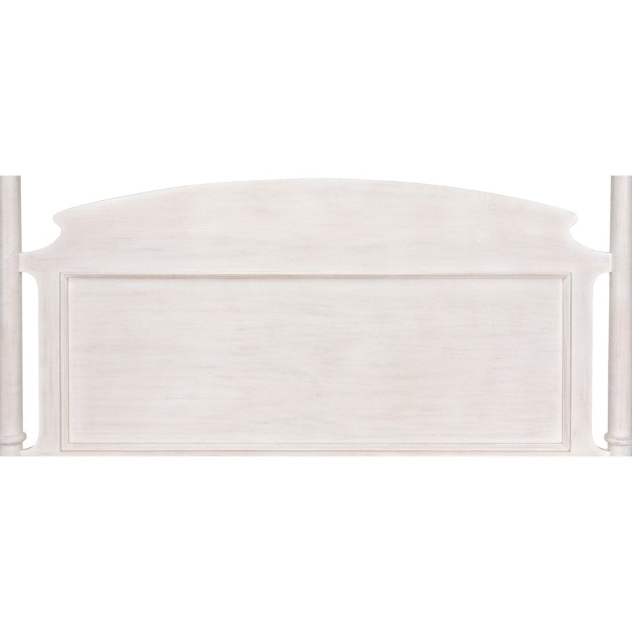 New Douglas Bed, Eastern King, White Washed