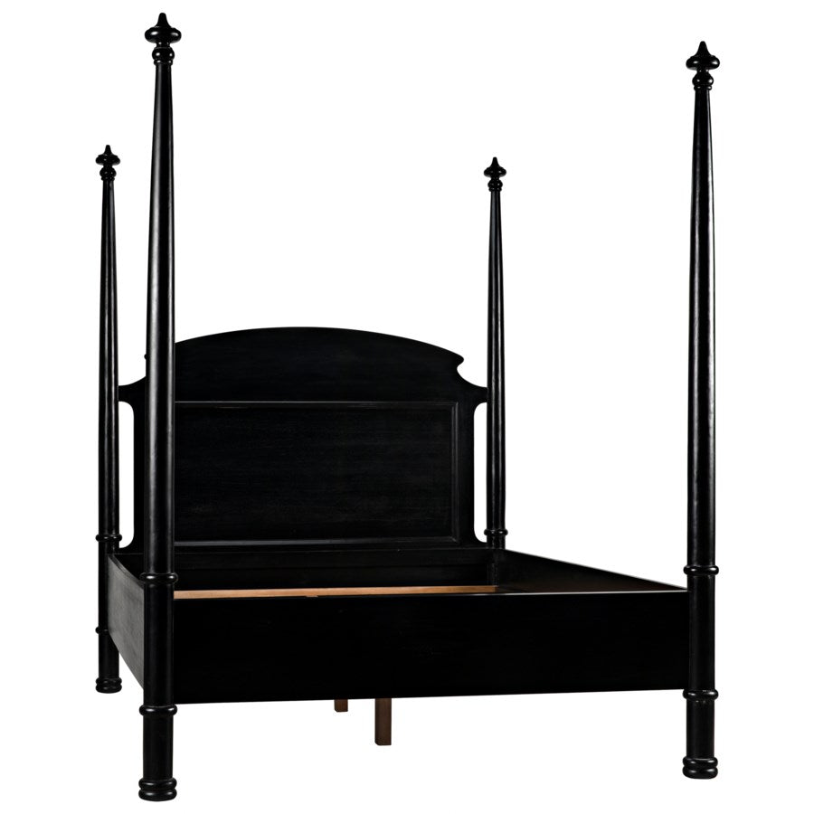 New Douglas Bed, Queen, Hand Rubbed Black