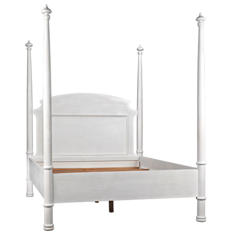 New Douglas Bed, Queen, White Washed