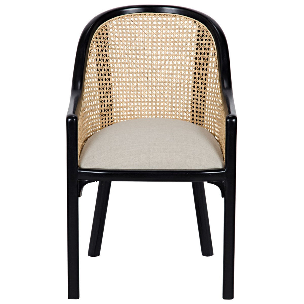Gaston Chair, Hand Rubbed Black