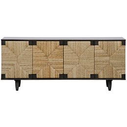 Brook 4 Door Sideboard, Pale