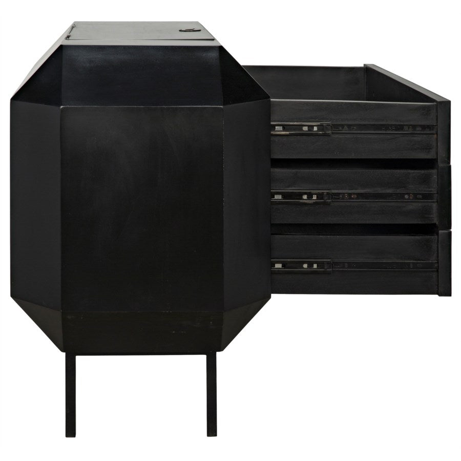 Rhiana Dresser, Hand Rubbed Black