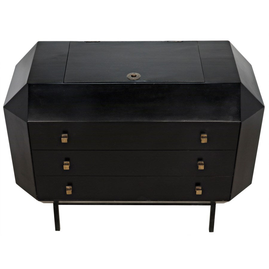 Rhiana Dresser, Hand Rubbed Black