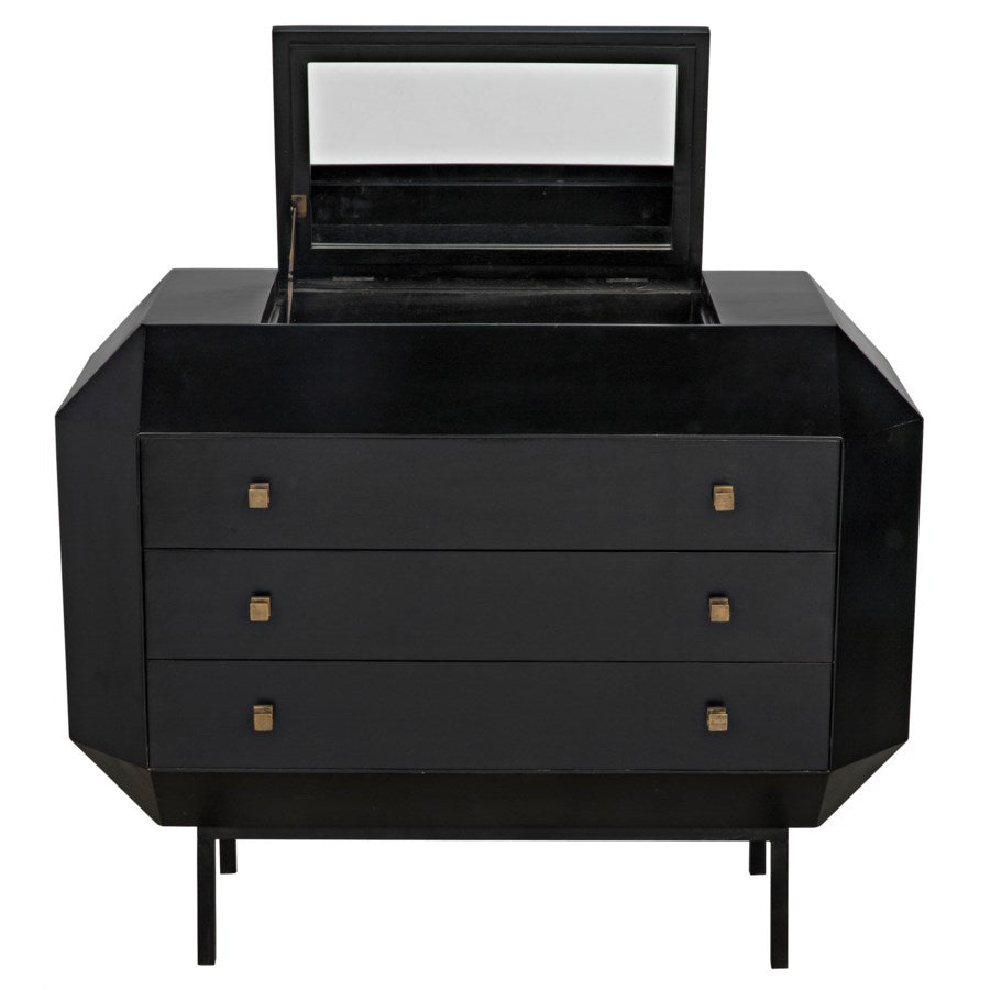 Rhiana Dresser, Hand Rubbed Black