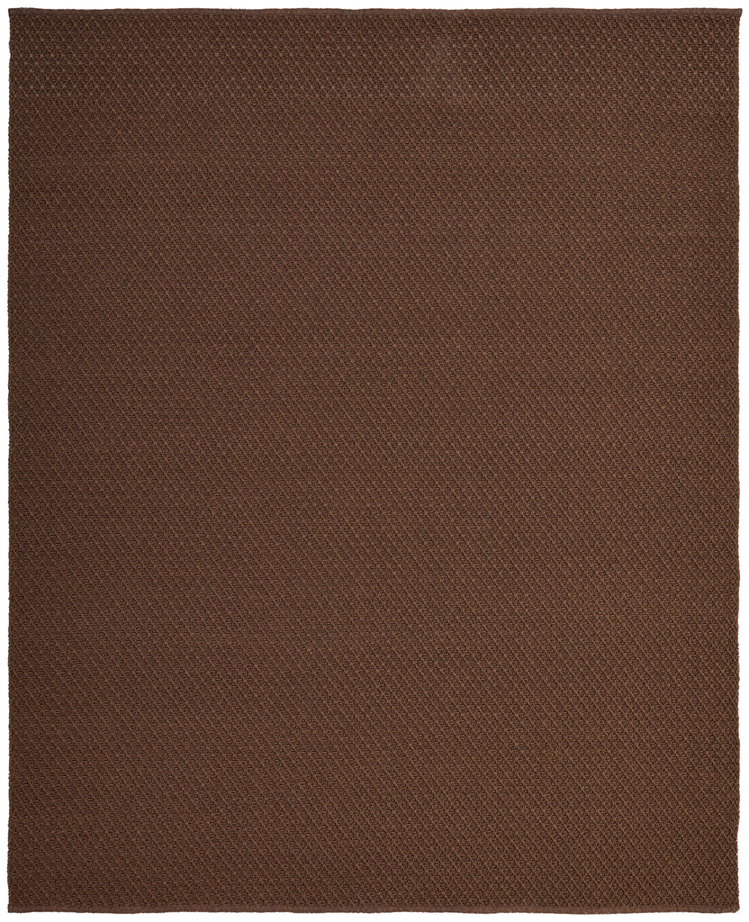 Tito Modern Solid Brown Area Rug (9' x 12')