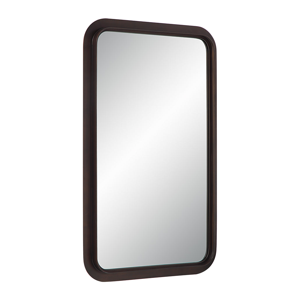 Almere 40" Tall Rectangular Mirror, Dark Antique Bronze