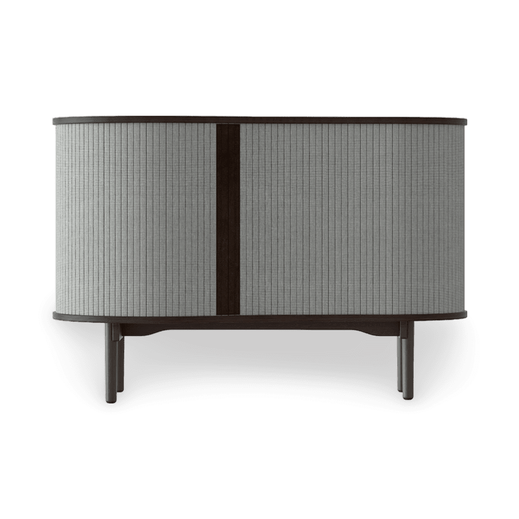 Audacious Cabinet, Dark Oak, Silver Grey