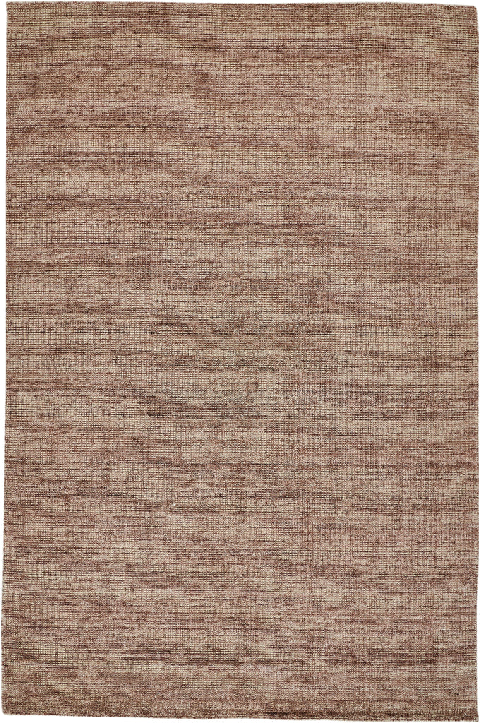 Burke Modern Abstract Brown Tan Area Rug (8'6" x 11'6")